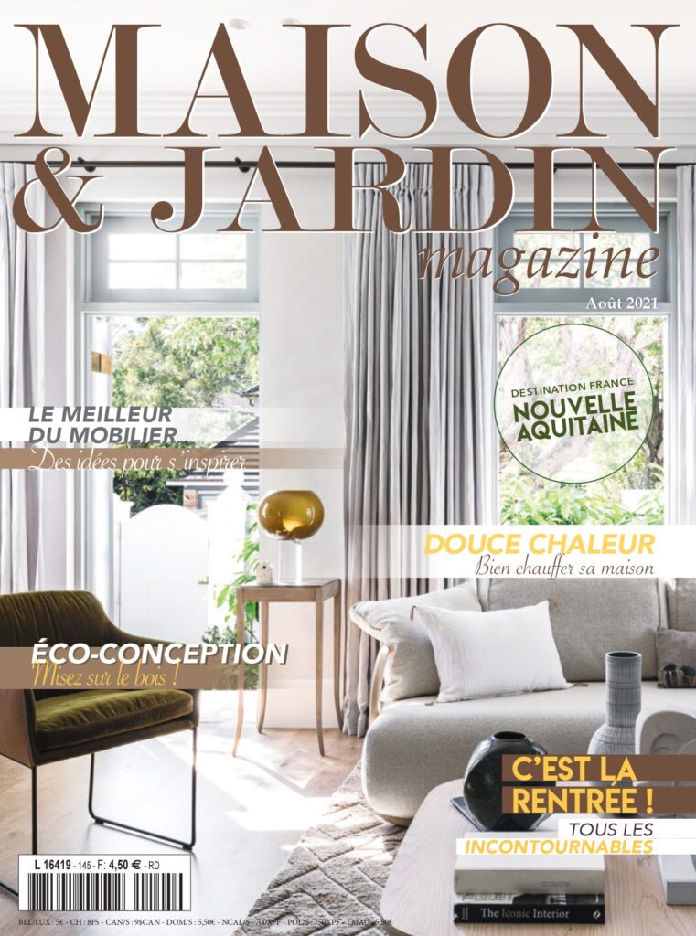 couverture article maison et jardins magazine